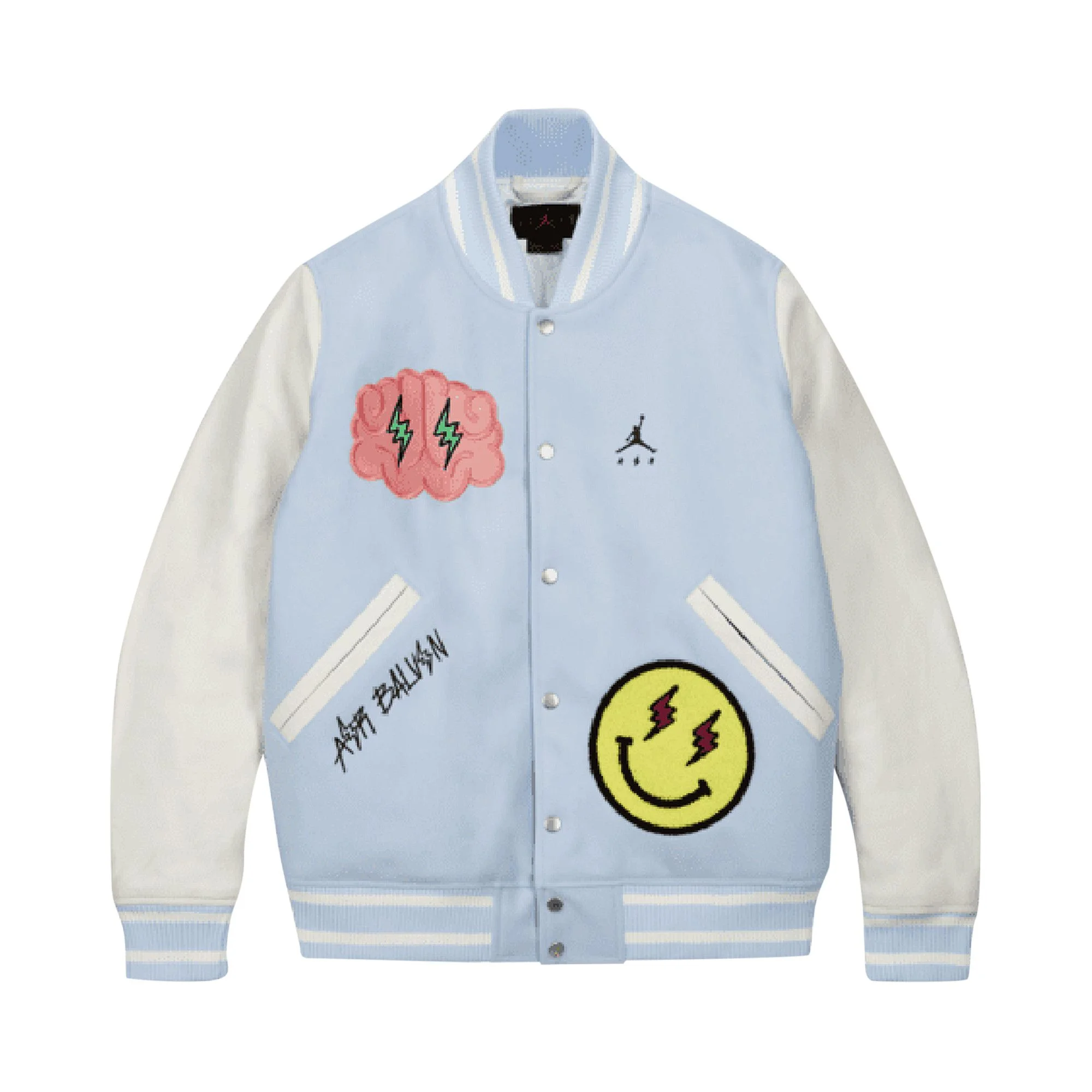Air Jordan x J Balvin Varsity Jacket 'Celestine Blue' - 1