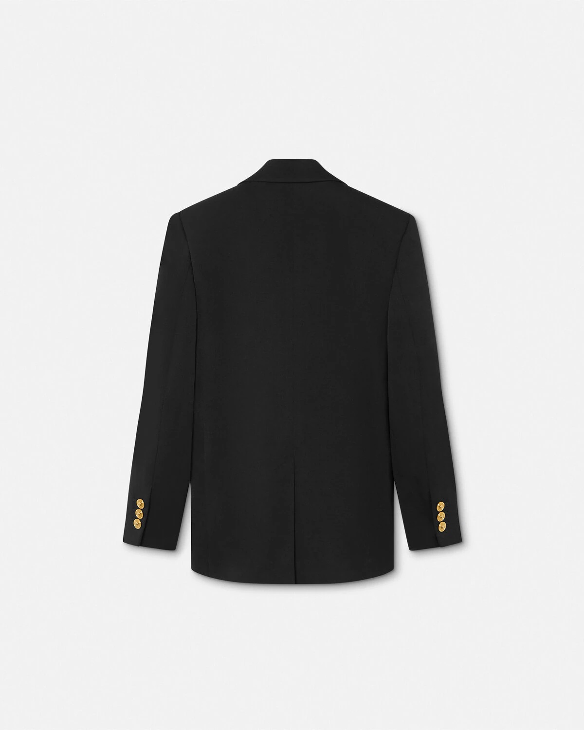 ジャケット Versace Oversized Single-Breasted Blazer Versace Women's Oversized Blazer Jacket in Black Versace