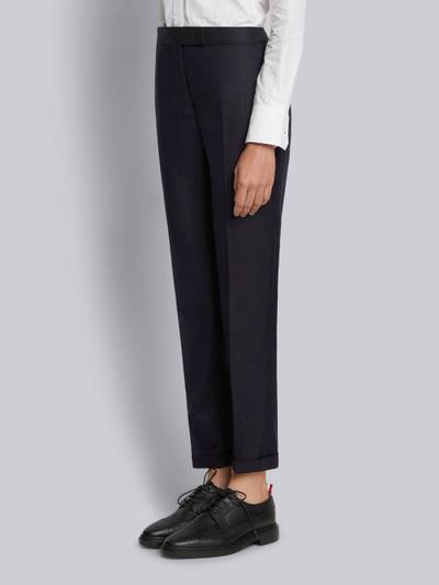 Thom Browne Navy Super 120s Twill Low Rise Skinny Trouser outlook