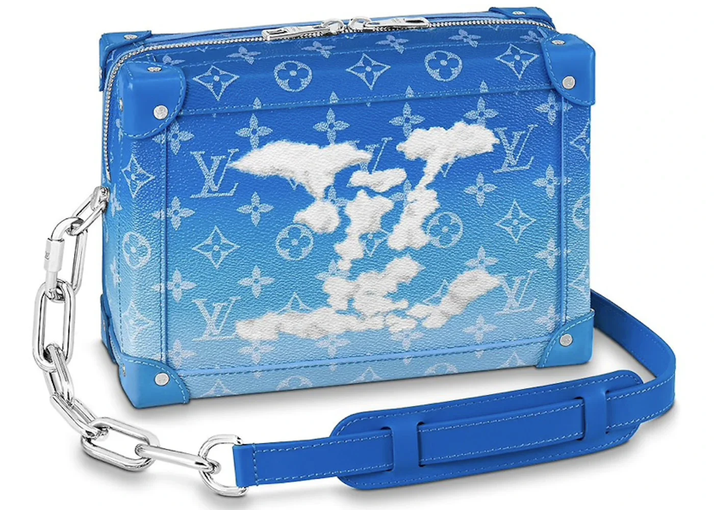 Louis Vuitton Soft Trunk Clouds Monogram Blue - 1