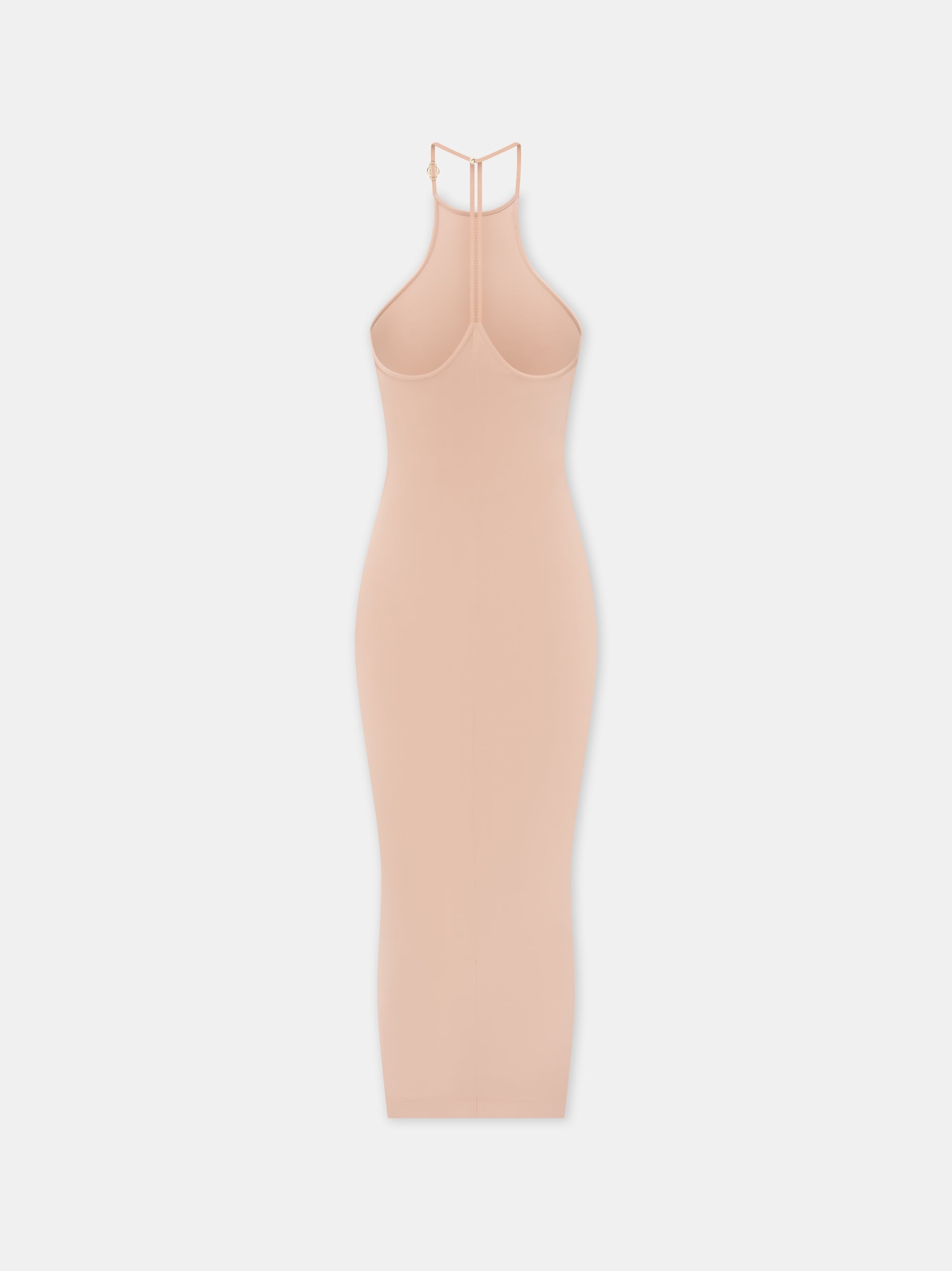 WOMEN'S HALTER MIDI DRESS - 3