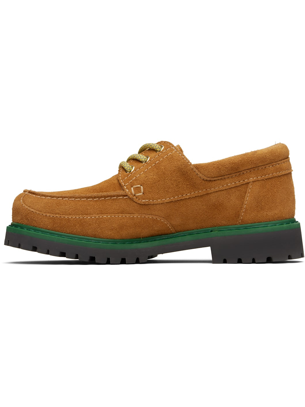 Brown Leather Boat Shoes - 3