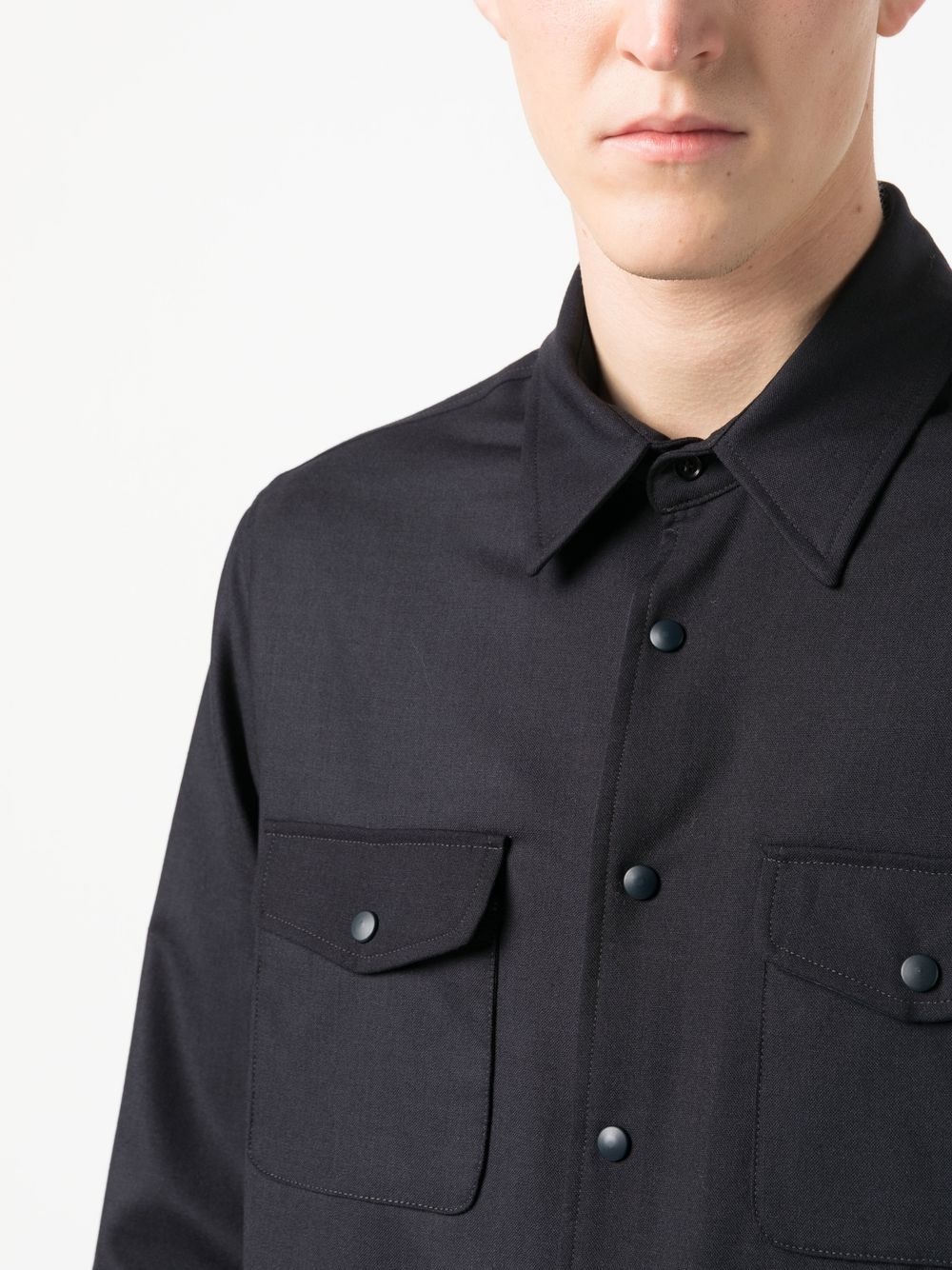 long-sleeve padded shirt - 5