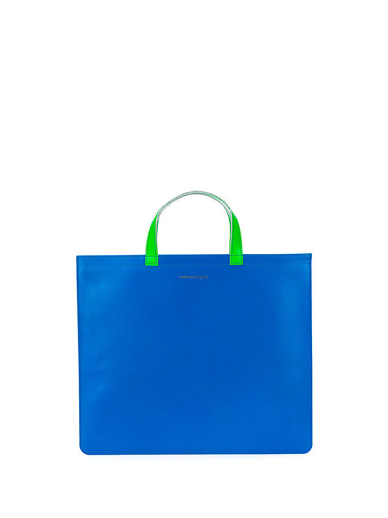 Comme Des Garçons SA9000SF TOTE BAG - BLUE/ORANGE outlook
