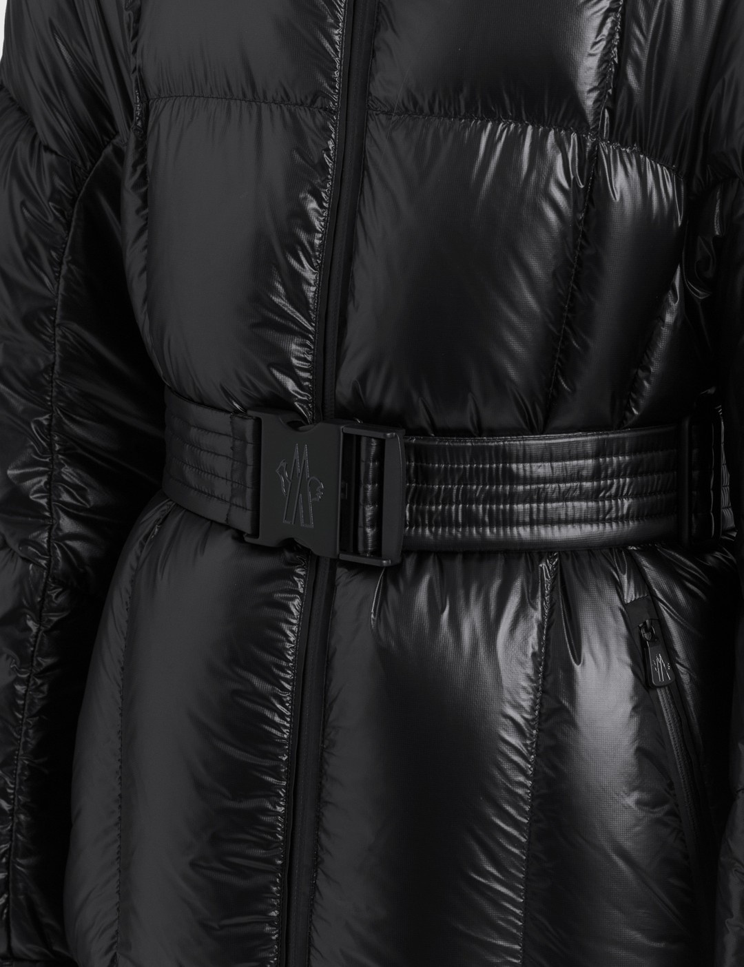 PUFFER JACKET WITH WAIST BELT - 6