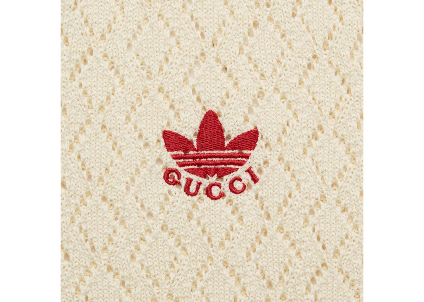 Gucci x adidas Cotton Polo White - 2