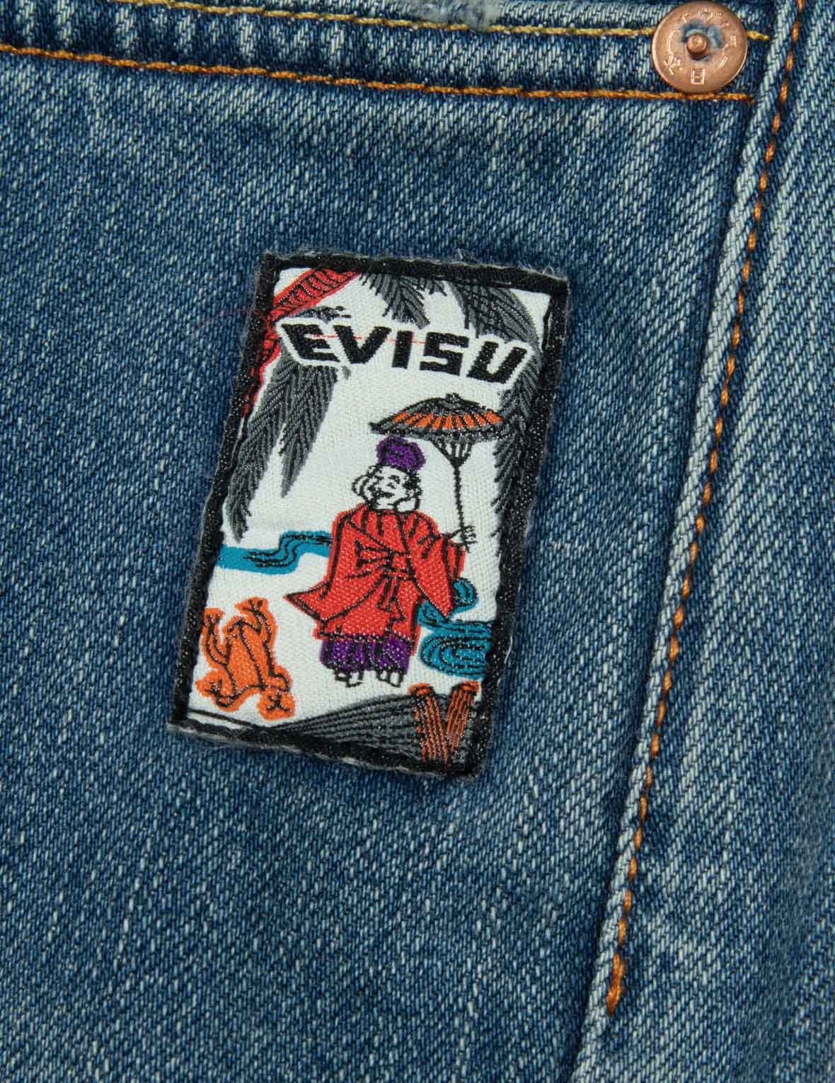 Allover Rivets and Seagull Applique 3D Regular Fit Jeans - 9