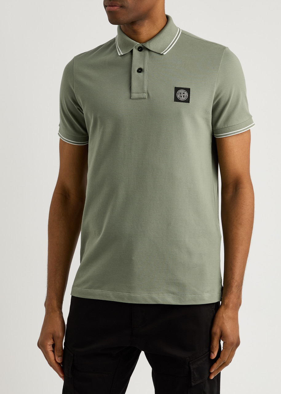 Stone Island Piqué Cotton Polo Shirt - 2
