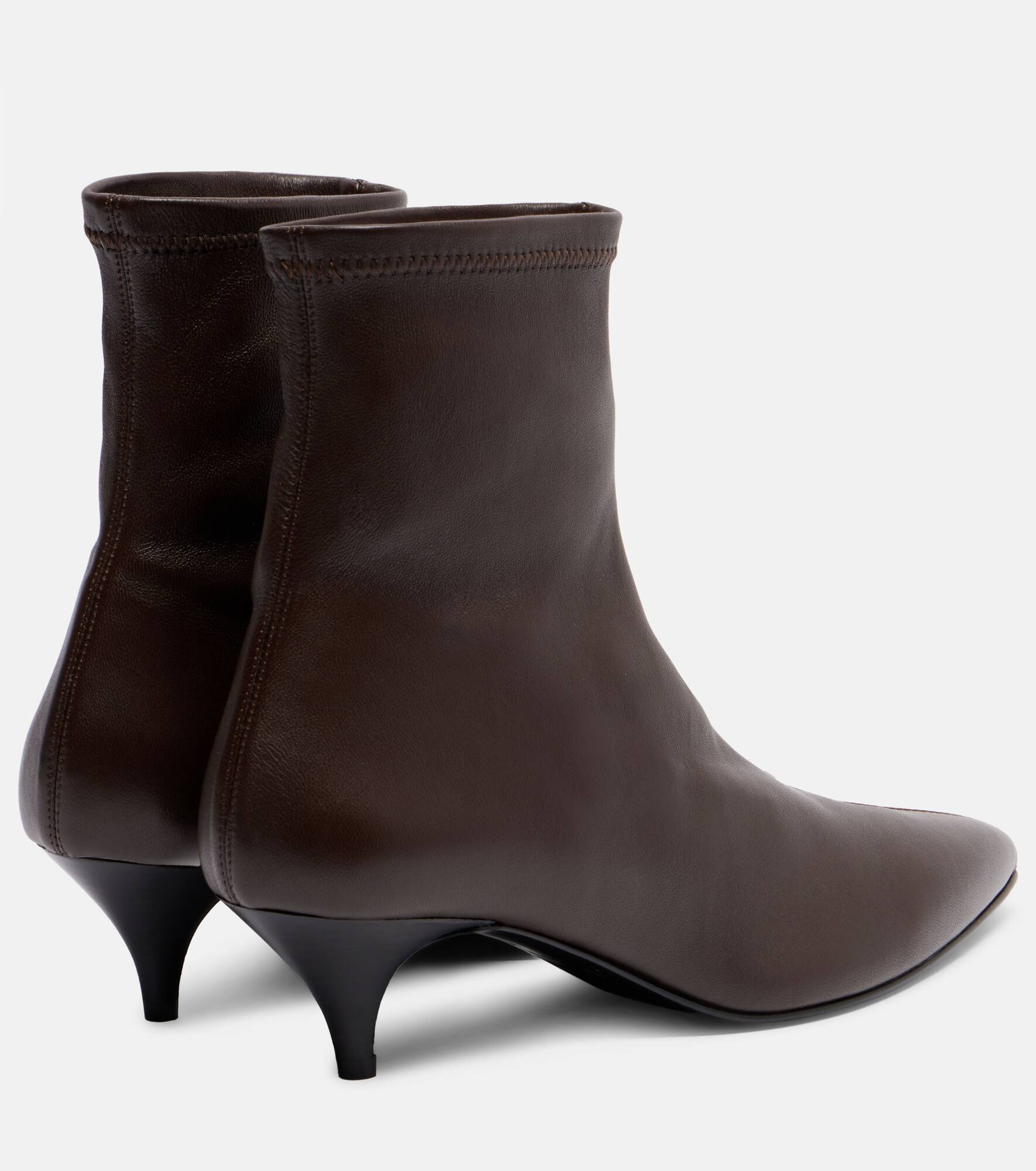 Ophelia leather ankle boots - 2