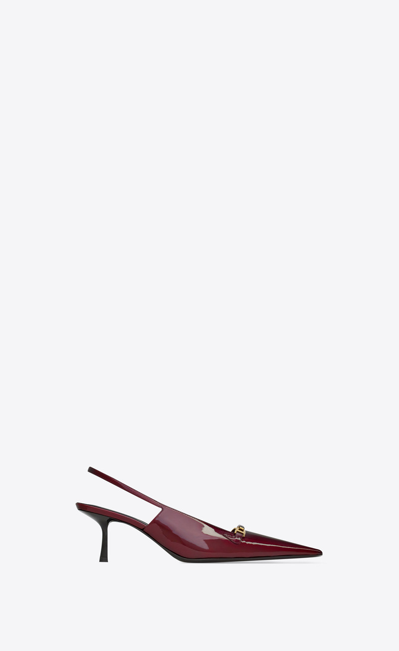 carine slingback pumps in patent leather - 1
