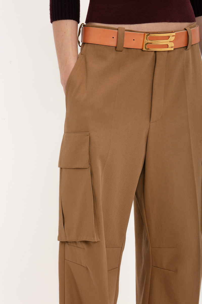 Relaxed Cargo Trouser In Tobacco 5