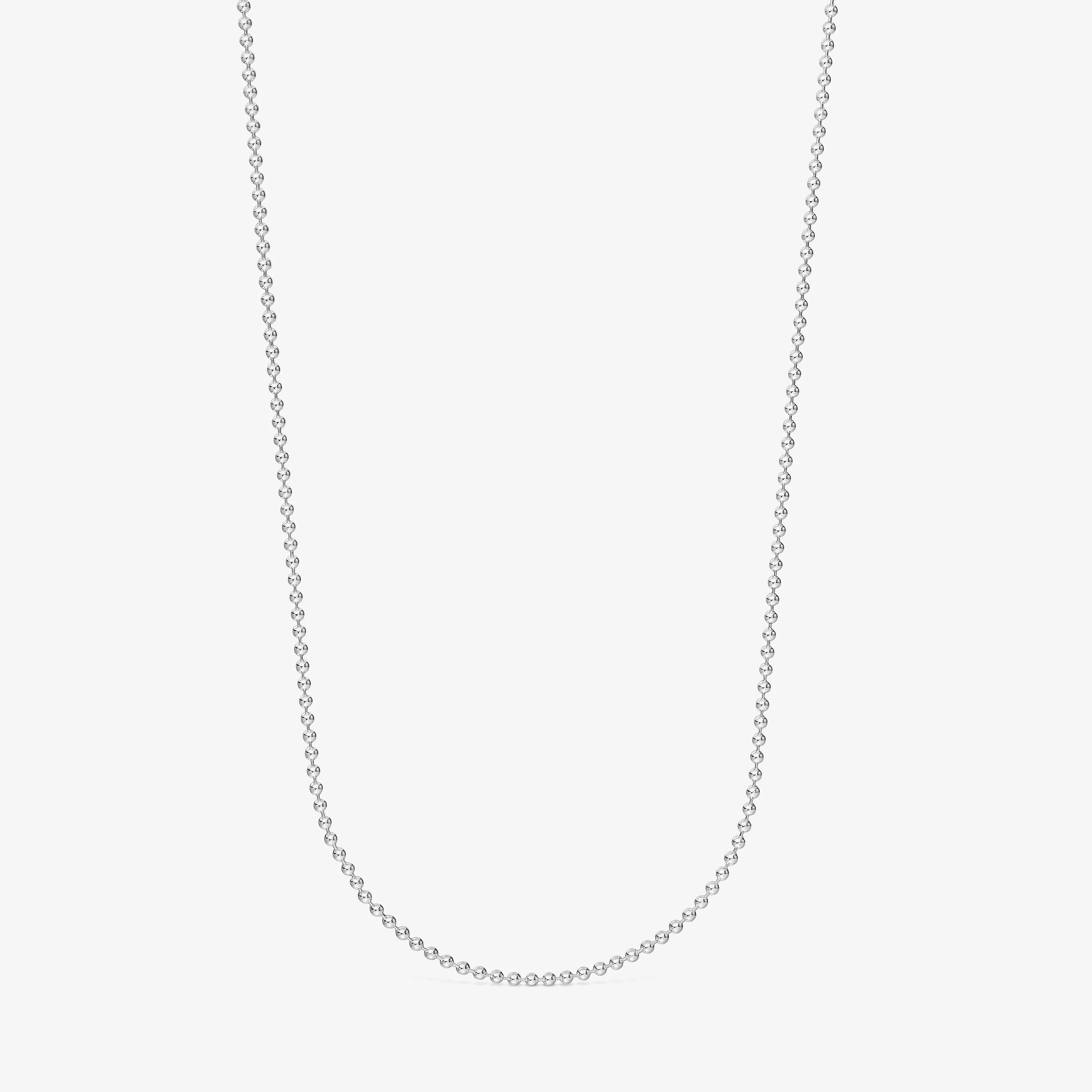 Silver Choker with balls measuring 60 cm TOUS Basics - 1