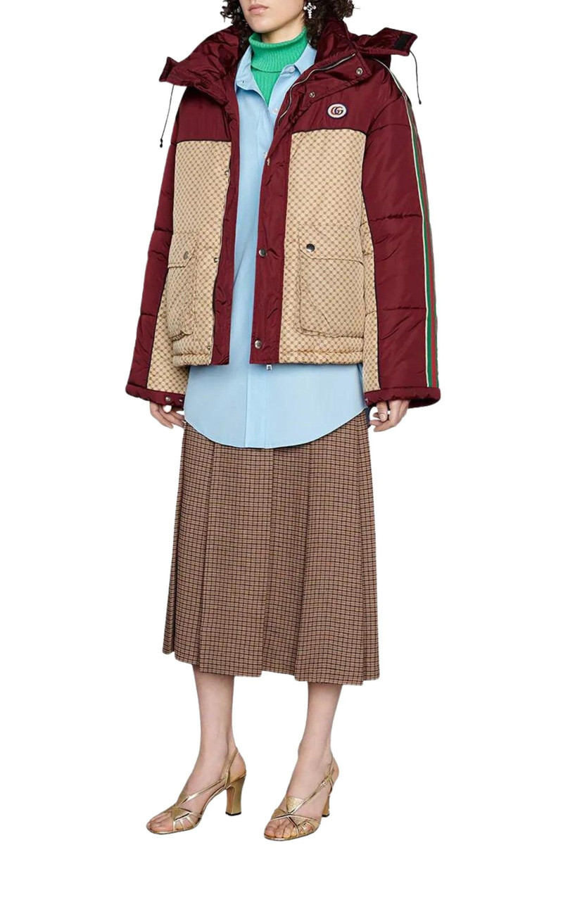 GUCCI GG parachute nylon padded jacket outlook