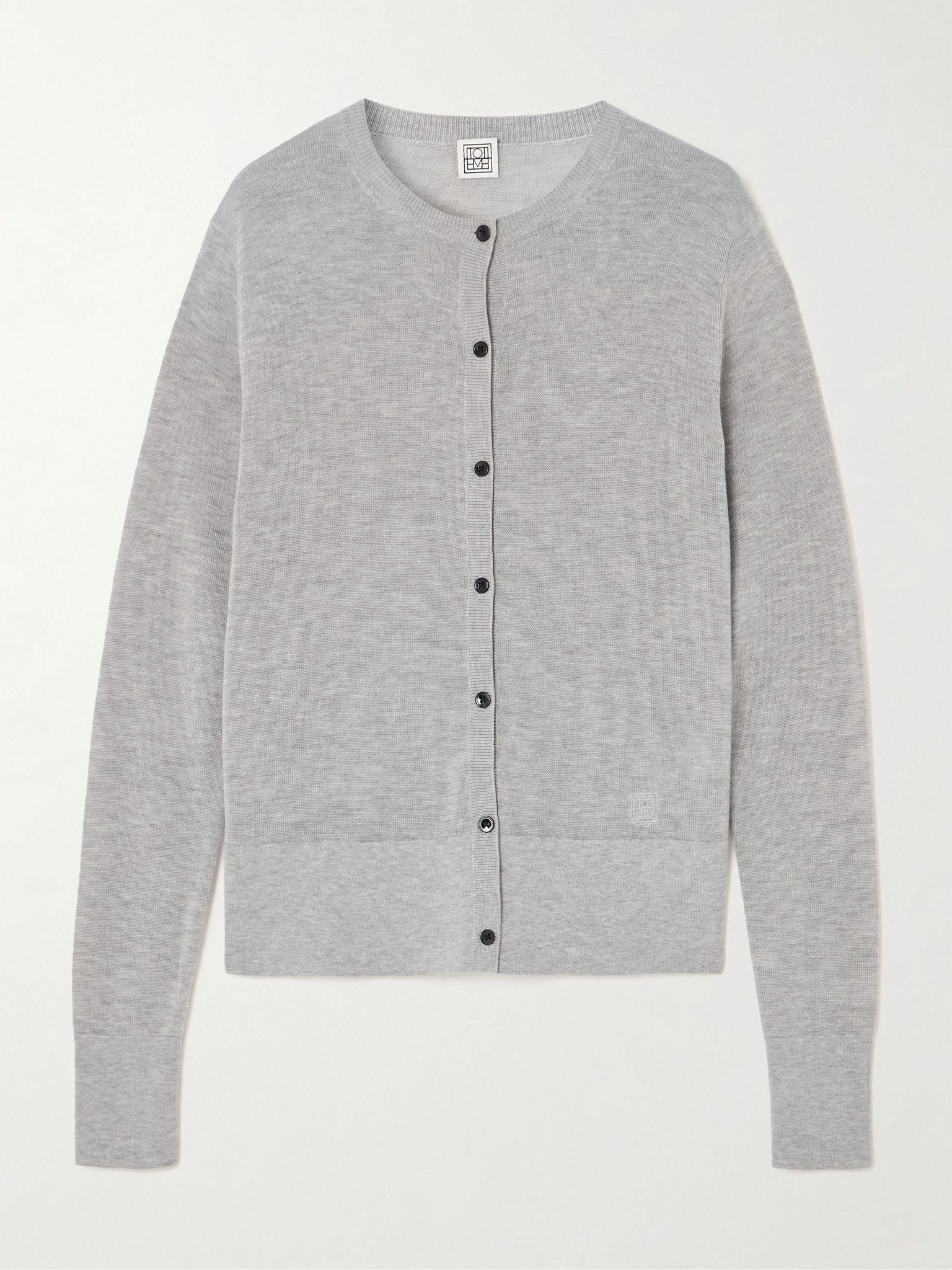 Lyocell-blend cardigan Gray - 1