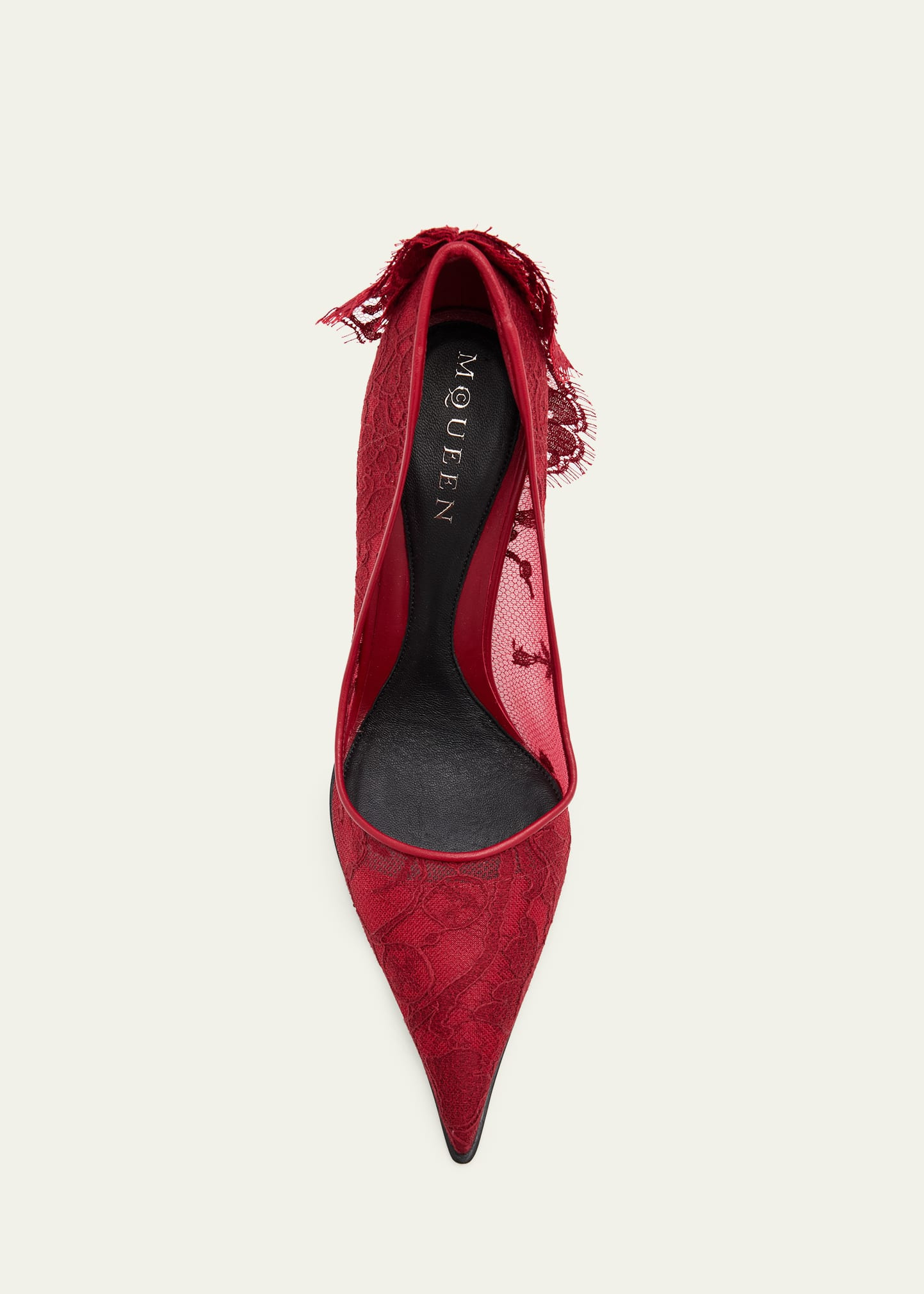 Floral Lace Pumps - 3