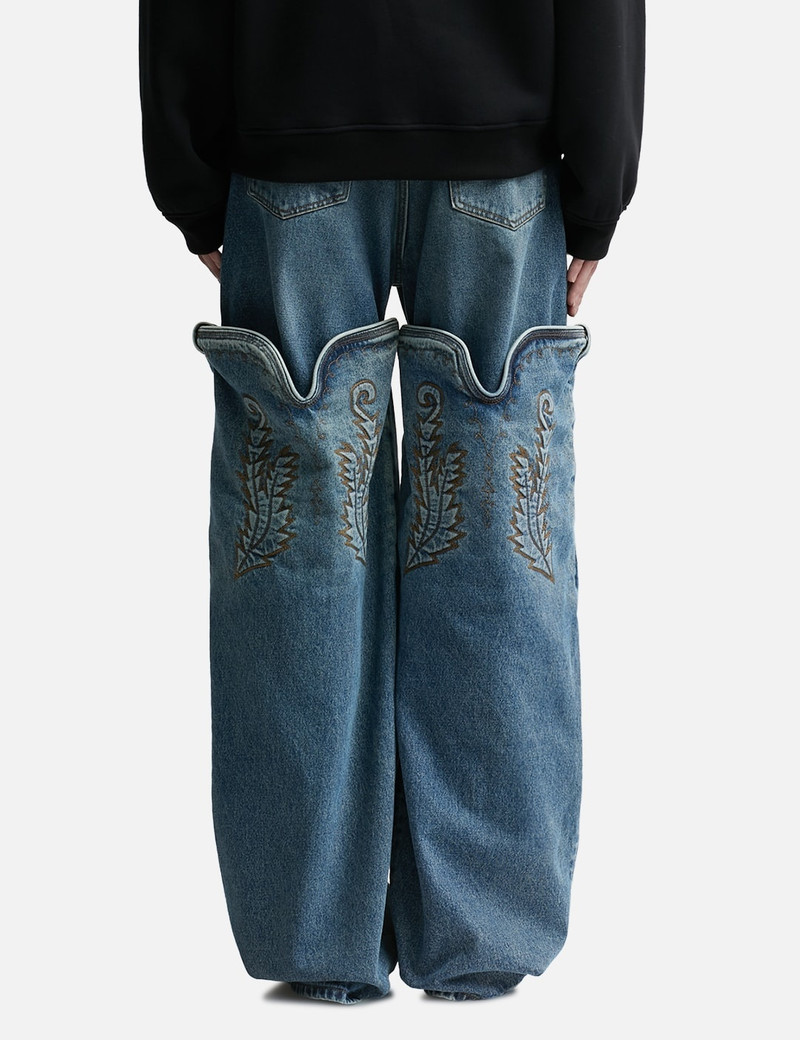 EVERGREEN MAXI COWBOY CUFF JEANS 6