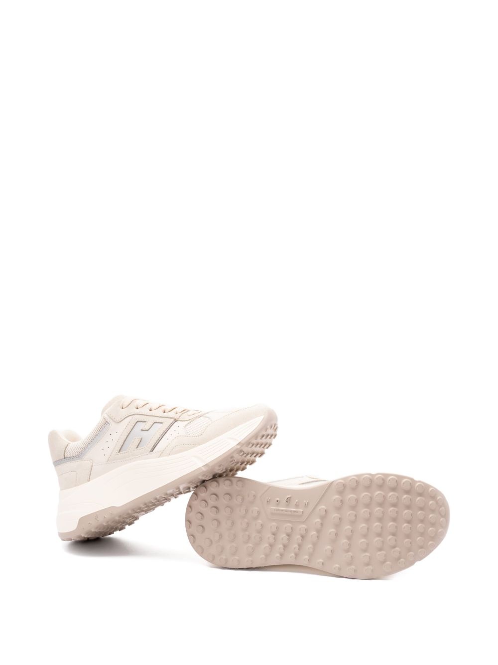Hi-Fi panelled platform sneakers - 3