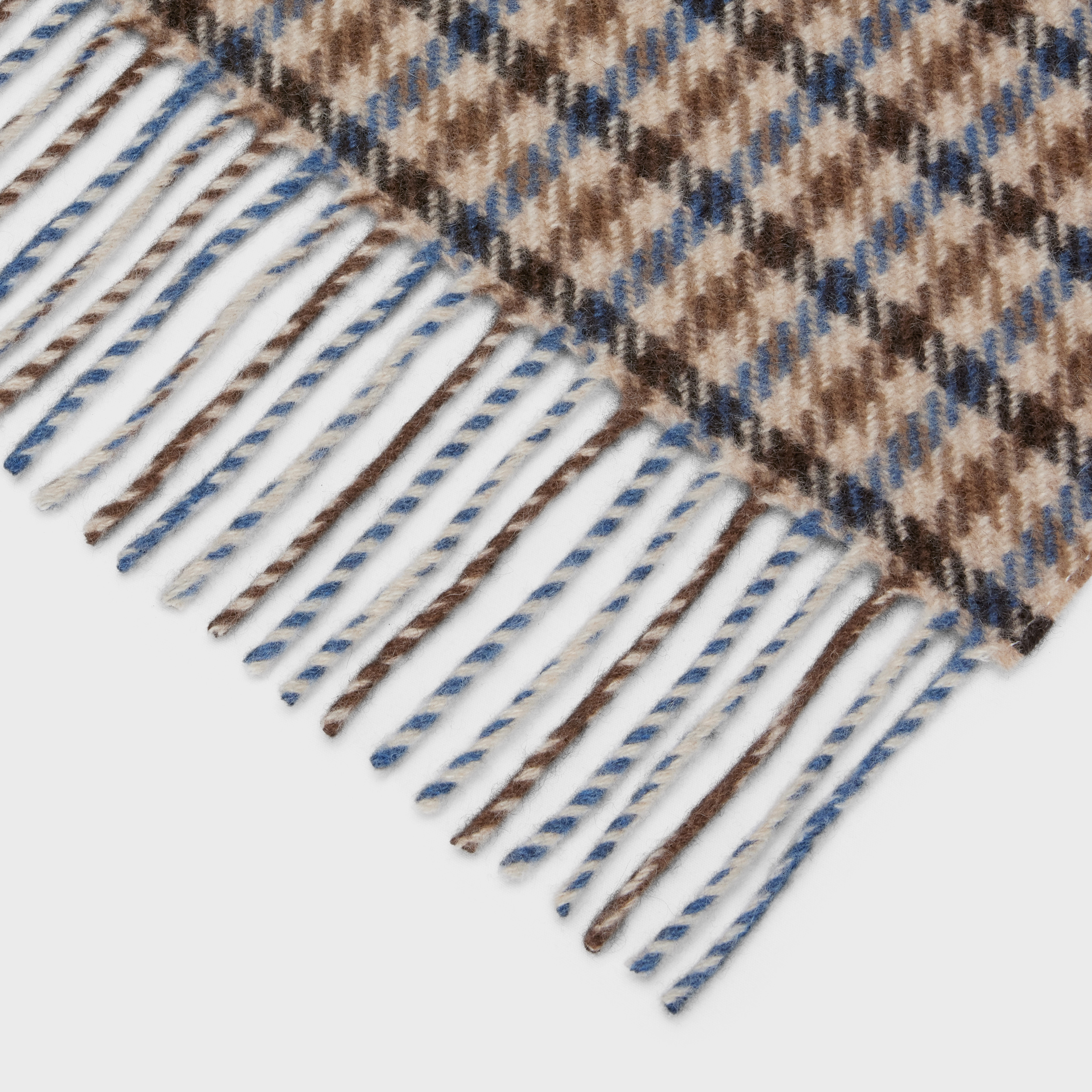 SCARF IN HOUNDSTOOTH CASHMERE - 2