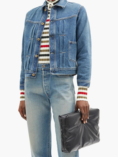 Chimala Pleated denim jacket outlook