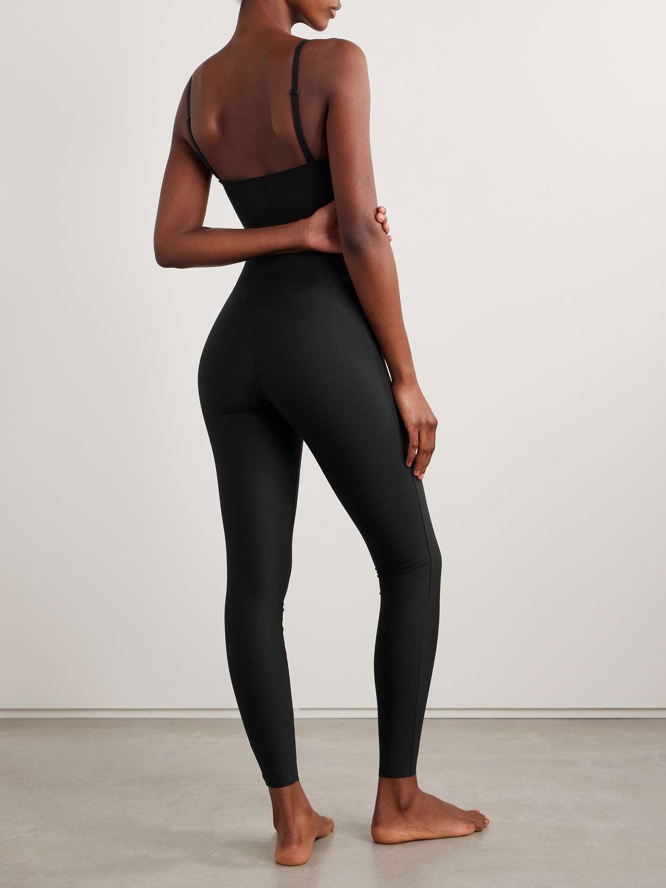 Push-Up Catsuit - Onyx Black - 3