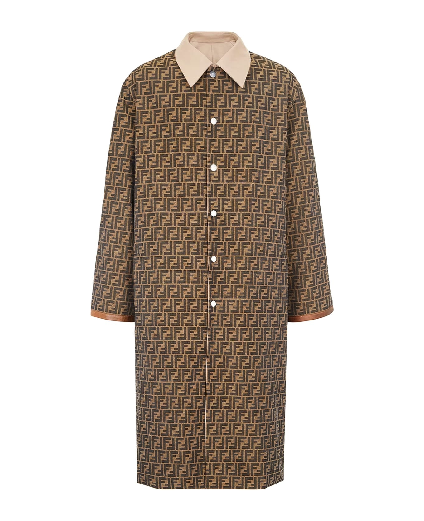 Reversible Long Trench Coat - 2