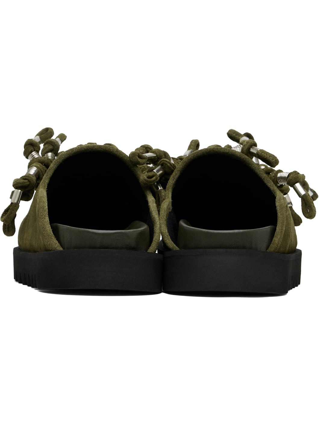 Khaki Suede Loafers - 2
