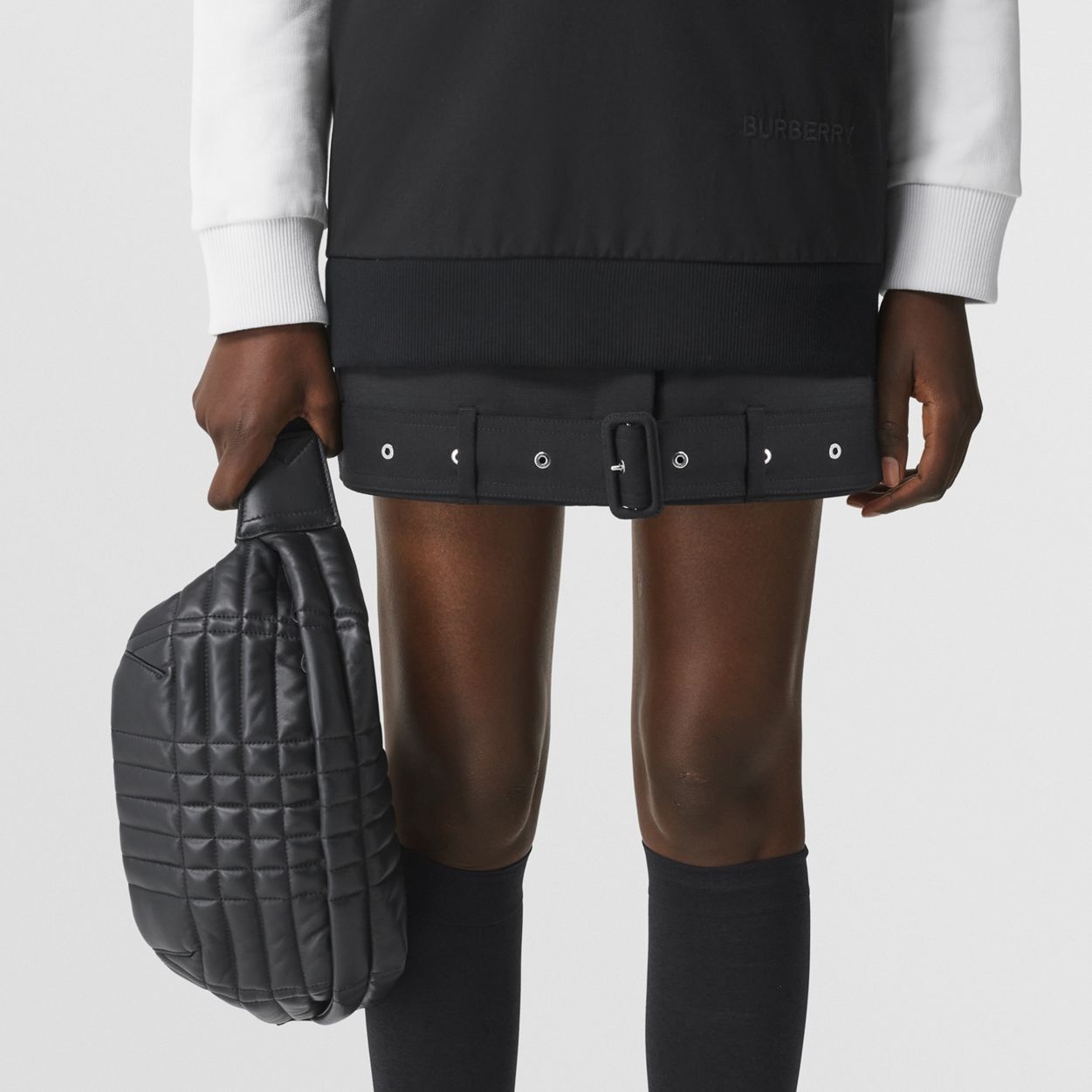Monogram Motif Quilted Lambskin Sonny Bum Bag - 13
