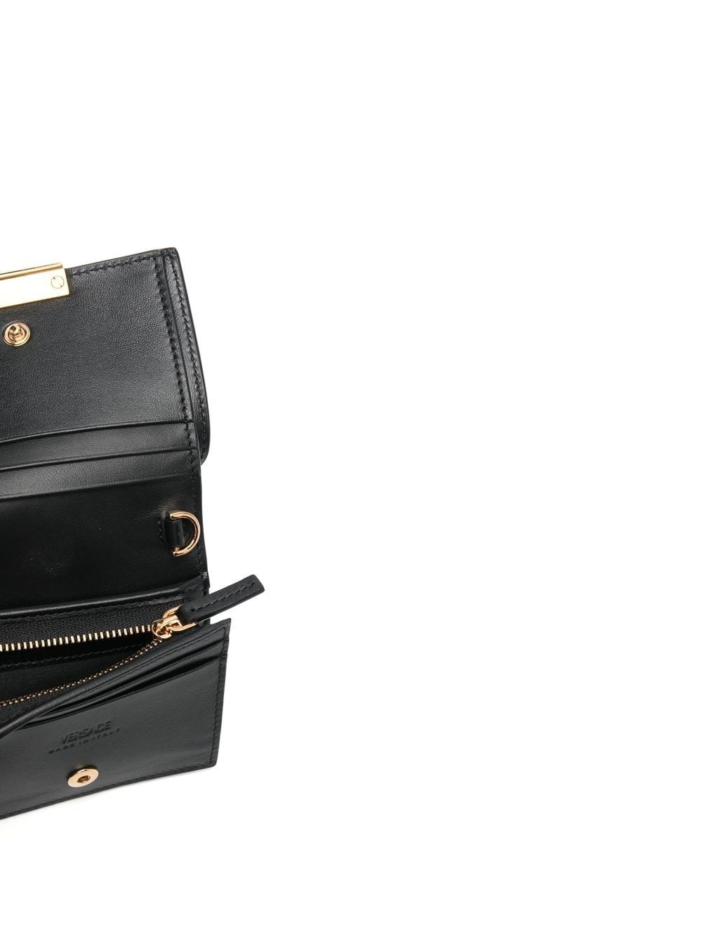 Greca-plaque detail wallet - 3