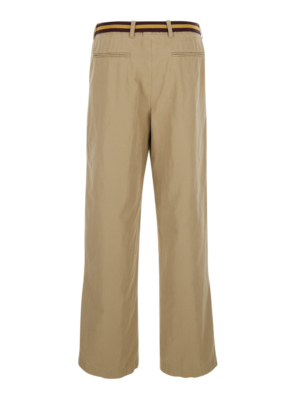 Dries Van Noten Women Beige Trousers With Belts In Cotton Woman - 2
