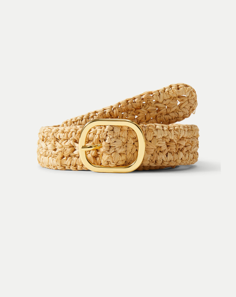 LOOP RAFFIA BELT 3