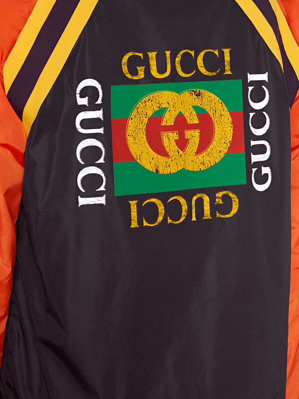 Nylon jacket with Gucci logo - 5