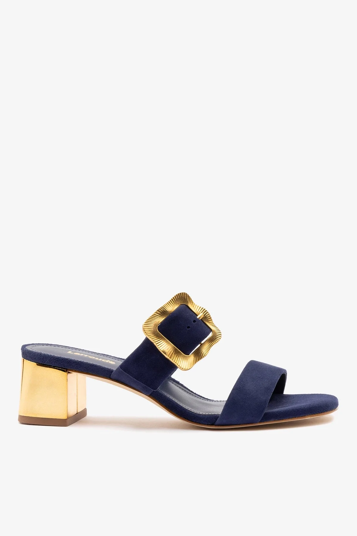 Maria Sandal Navy Suede - 1