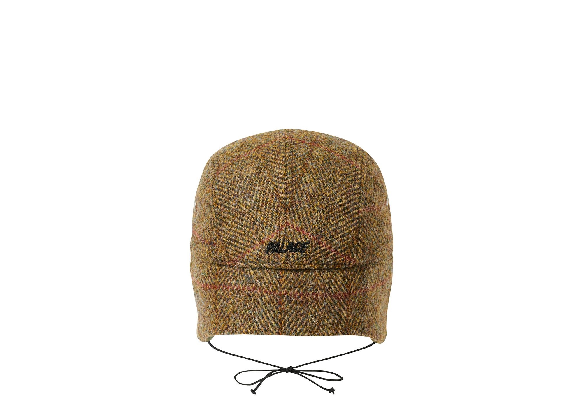 HARRIS TWEED EARFLAP 4-PANEL BROWN - 5