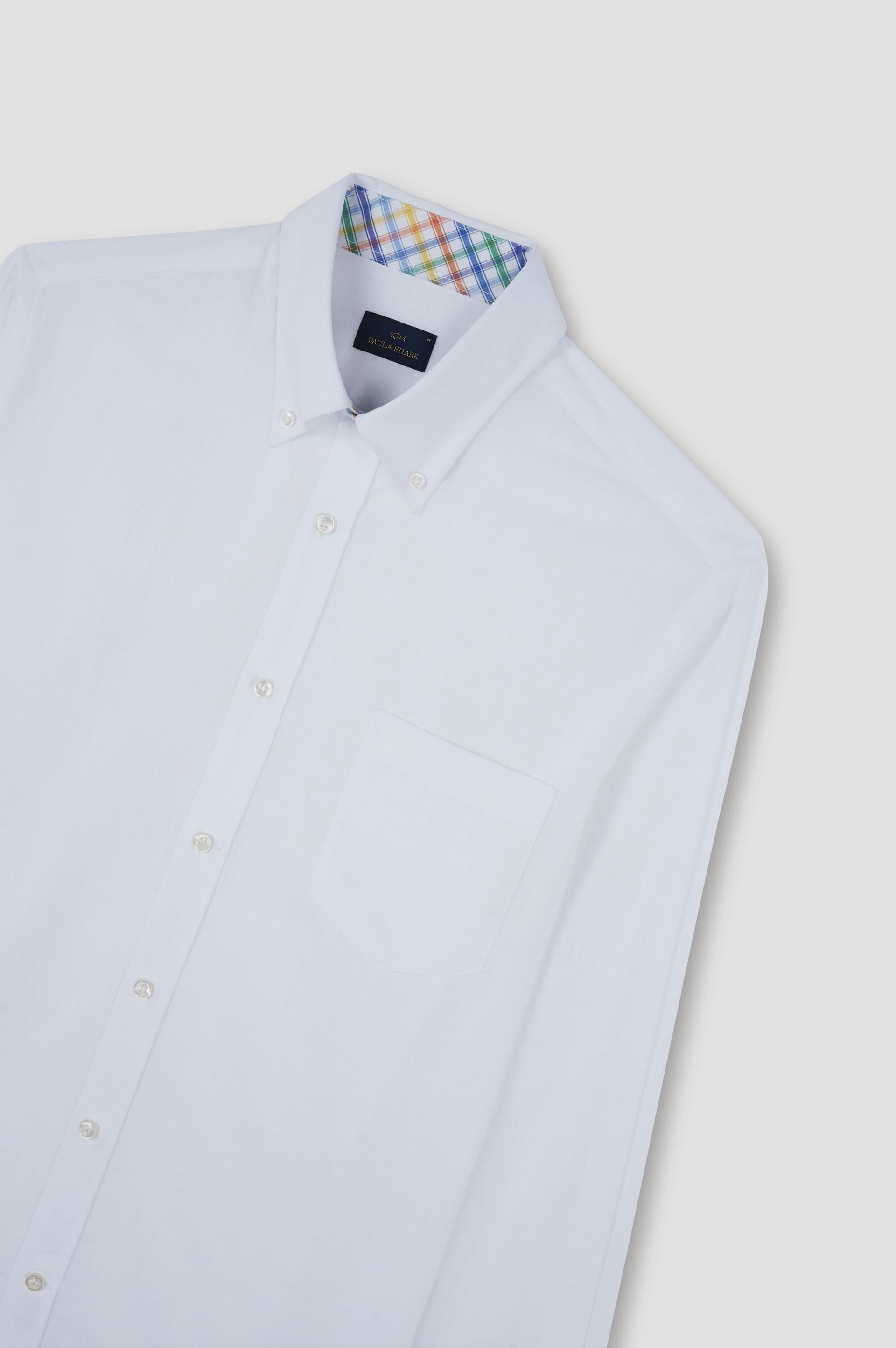 TEXTURED COTTON SHIRT - 5