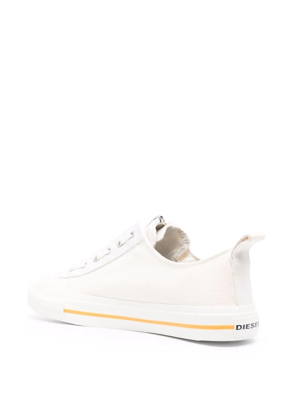 zip-up canvas sneakers - 3