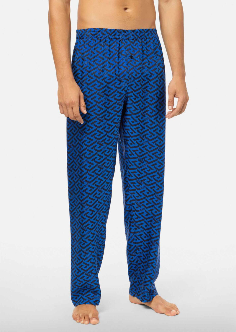 VERSACE La Greca Print Pyjama Bottoms outlook