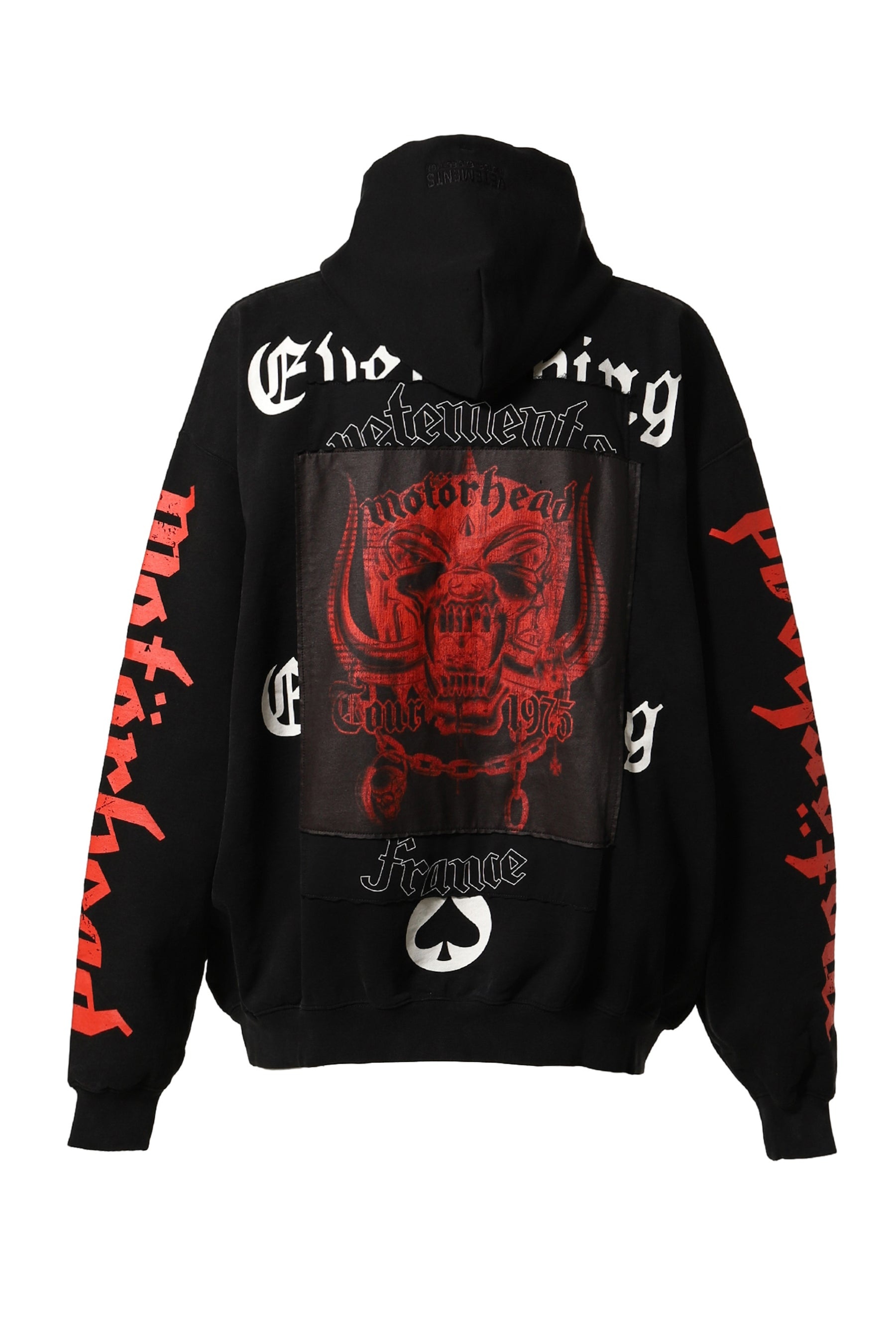 Vetements motorhead hoodie hotsell