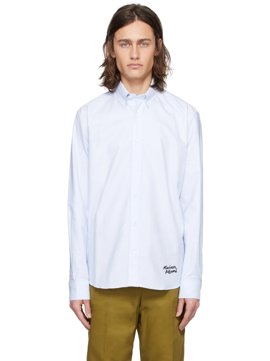 Blue Handwriting Shirt - 1