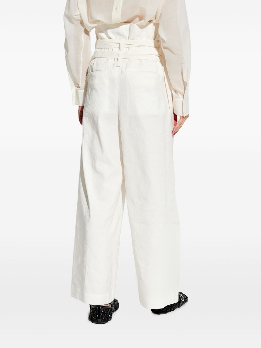 high-waisted trousers - 4