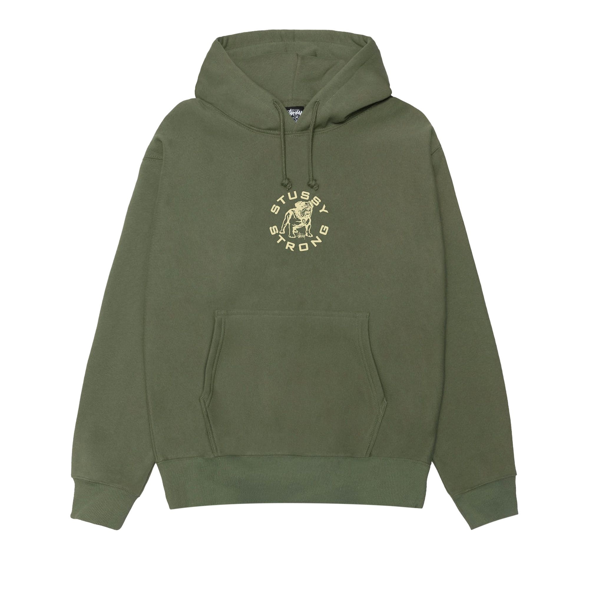 Stussy Strong Mac Hoodie 'Olive' - 1