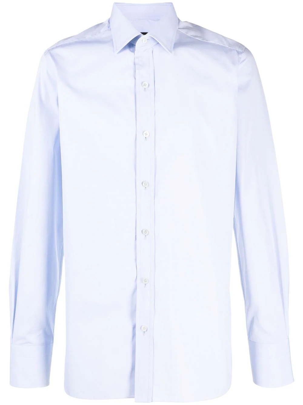 long-sleeve cotton shirt - 1