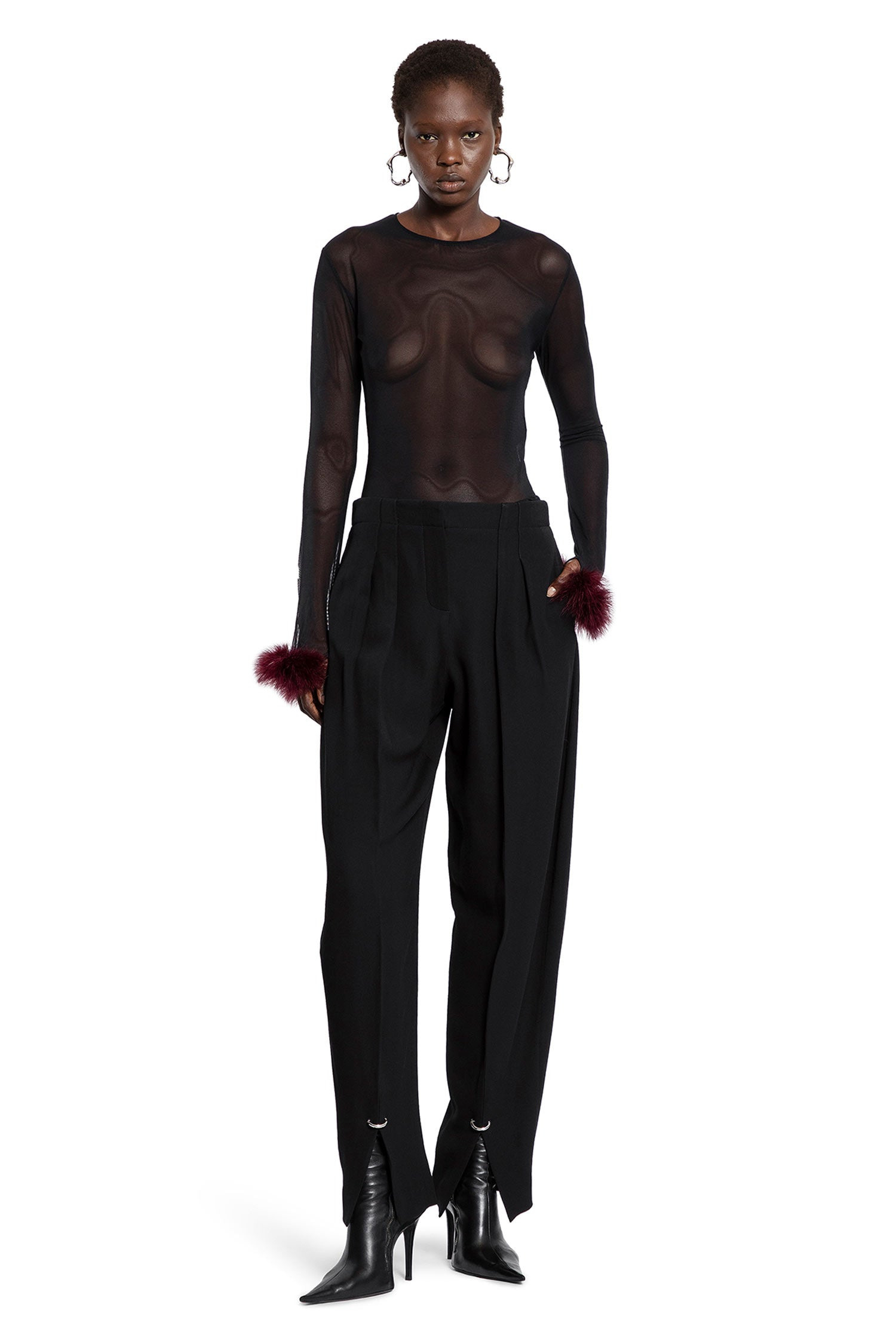 Marabou Top In Mesh - 5