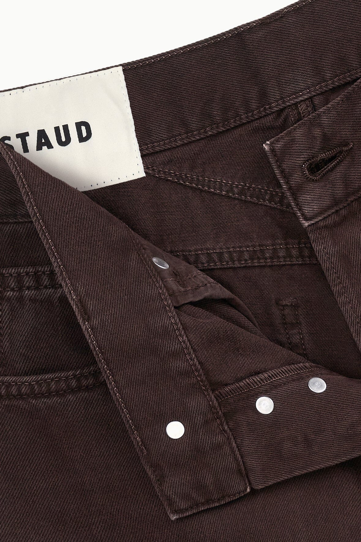STAUD TEDDY STRAIGHT JEAN EARTH - 11