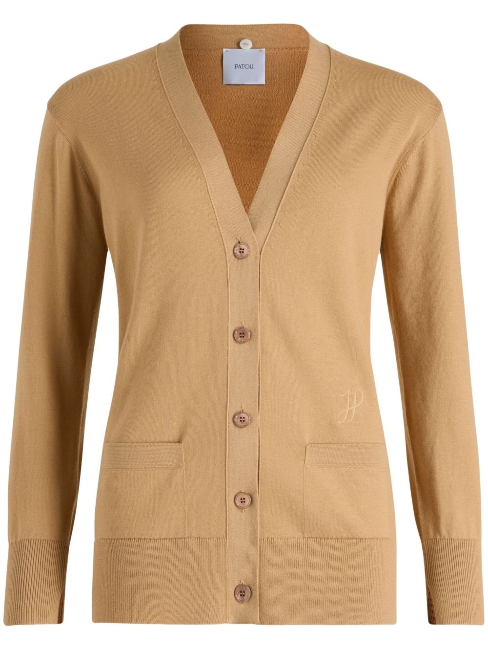 Trompe L'Oeil cotton cardigan - 2