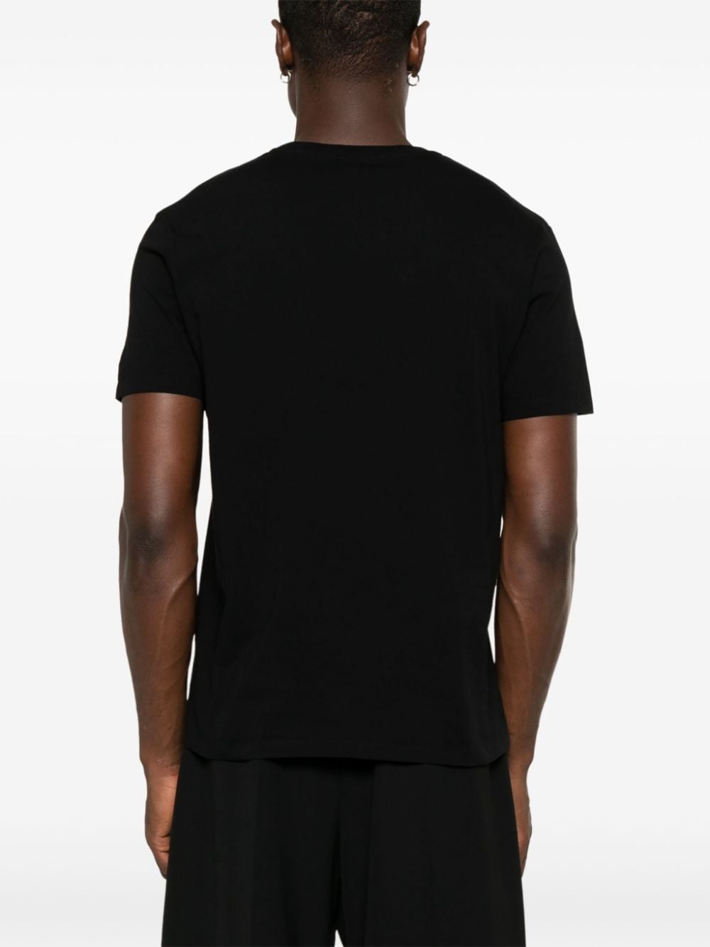 Pegaso-embroidered T-shirt - 4