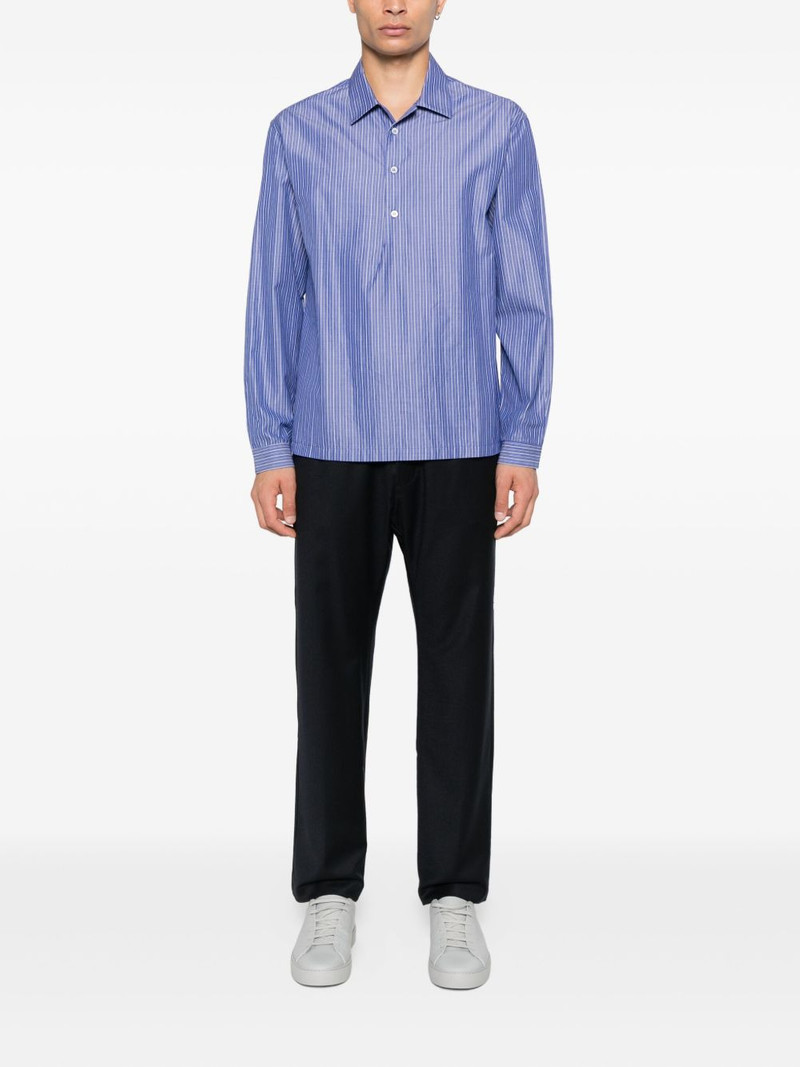 BARENA elastic-waist wool trousers outlook