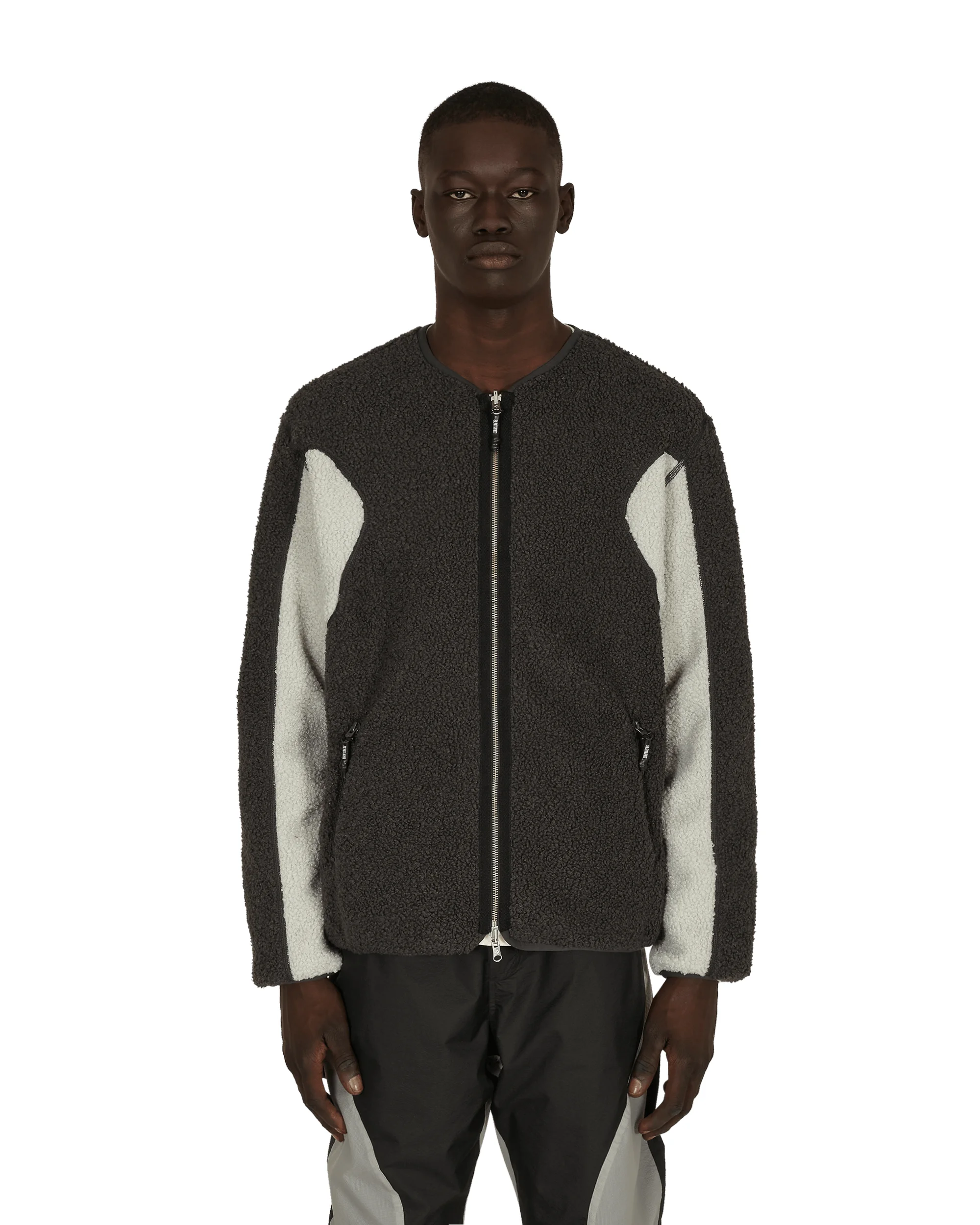 Slam Jam Sherpa Reversible Jacket Black - 1