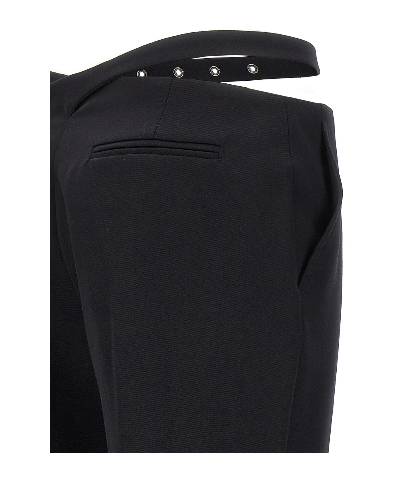 Belt Detail Trousers - 4