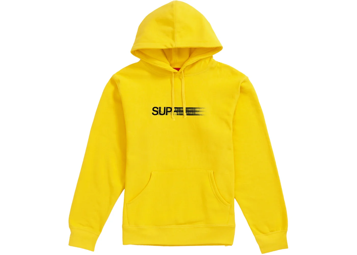 Supreme Motion Logo Hooded Sweatshirt (SS20) Lemon - 1