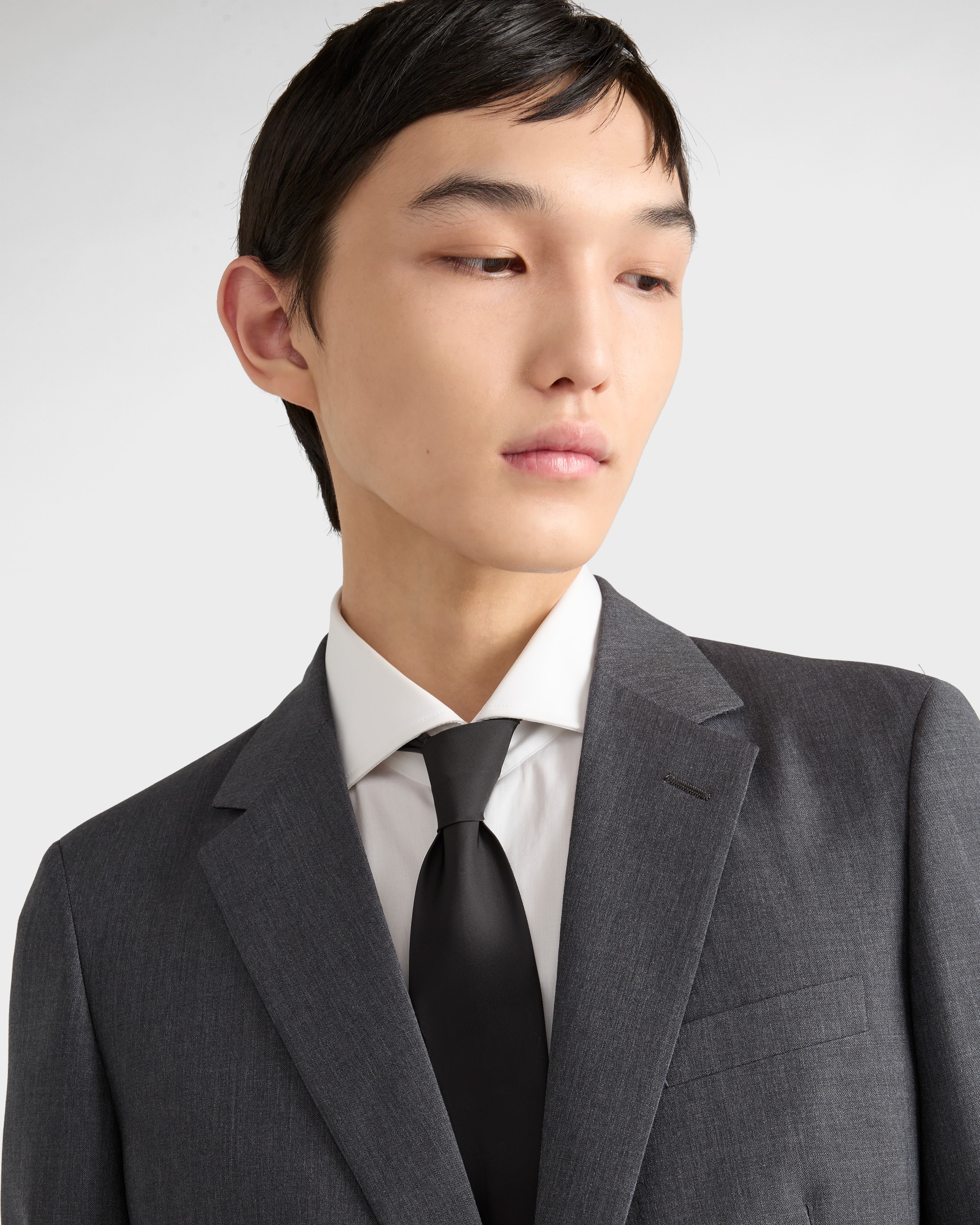 Wool and mohair single-breasted suit - 4